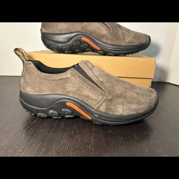 Merrell Jungle Moc Suede Slip On Shoes Gunsmoke Mens 10.5M main image 5